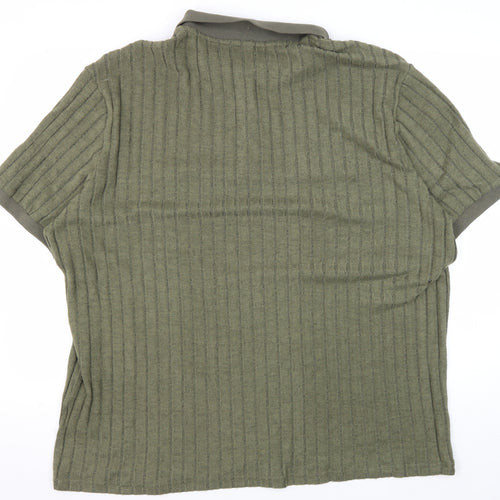 Manfinity Men’s 3XL Green Polo Shirt