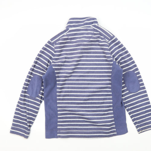 Craghoppers Women's Blue Striped Henley Sweatshirt, Size 12