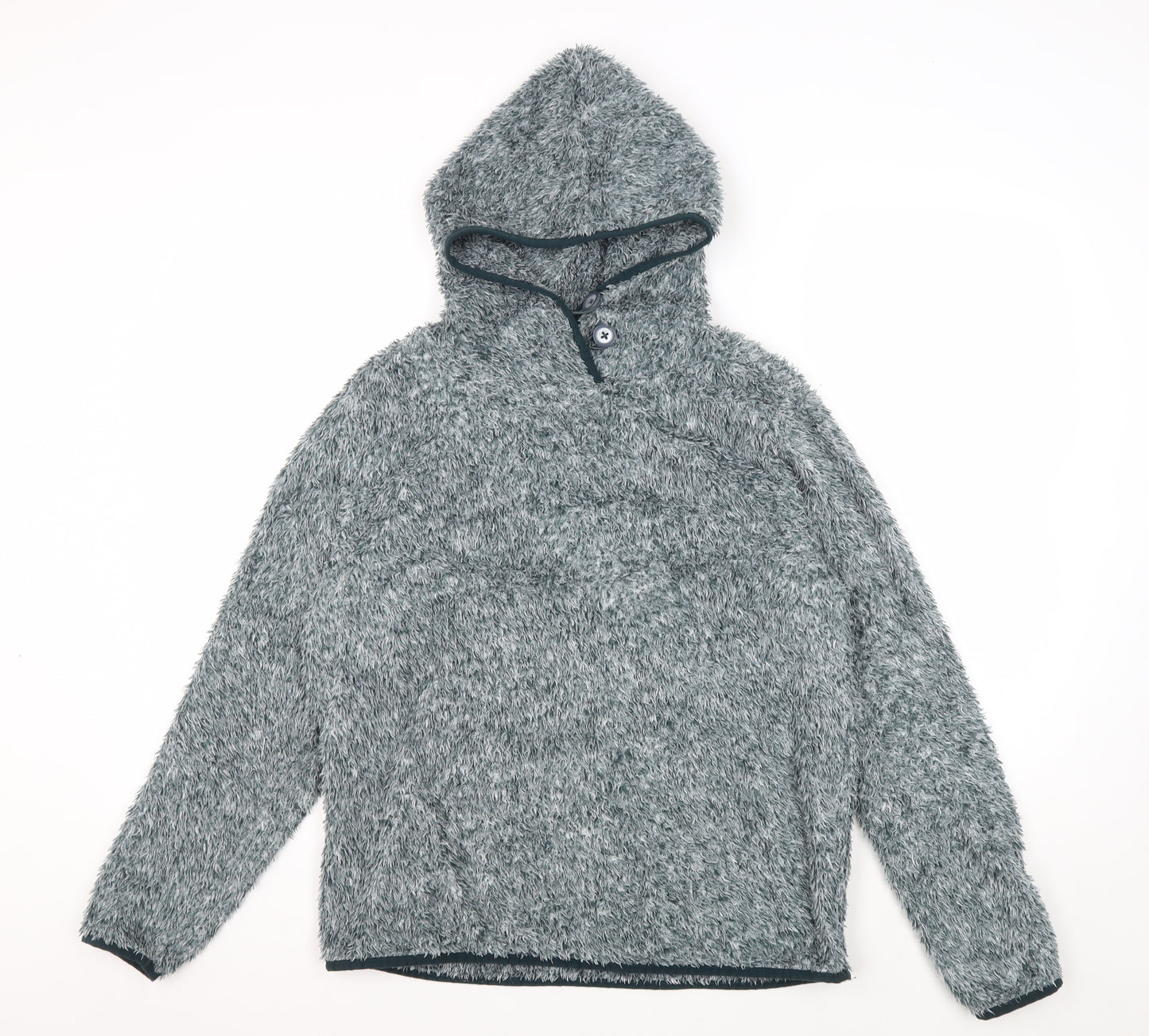 Crane Unisex Grey Hoodie Medium Fleece Equestrian Style