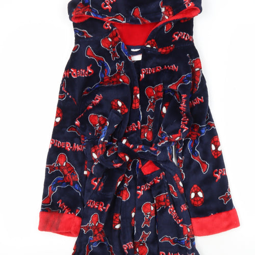 Boys Spider-Man Fleece Robe, 5-6 Years, Multicoloured
