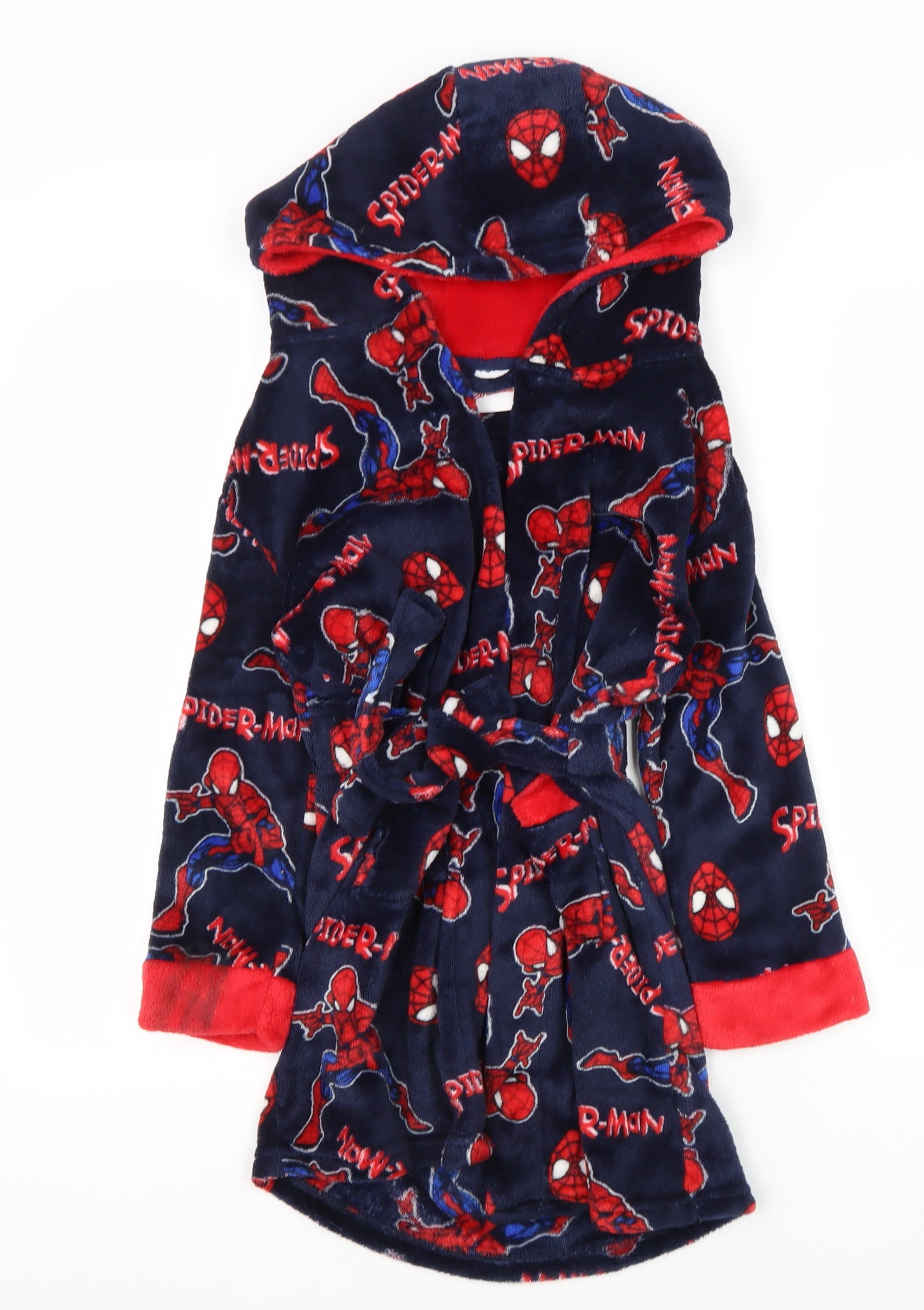 Boys Spider-Man Fleece Robe, 5-6 Years, Multicoloured