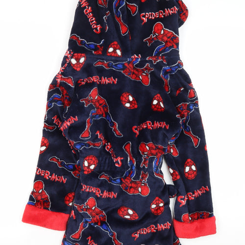 Boys Spider-Man Fleece Robe, 5-6 Years, Multicoloured