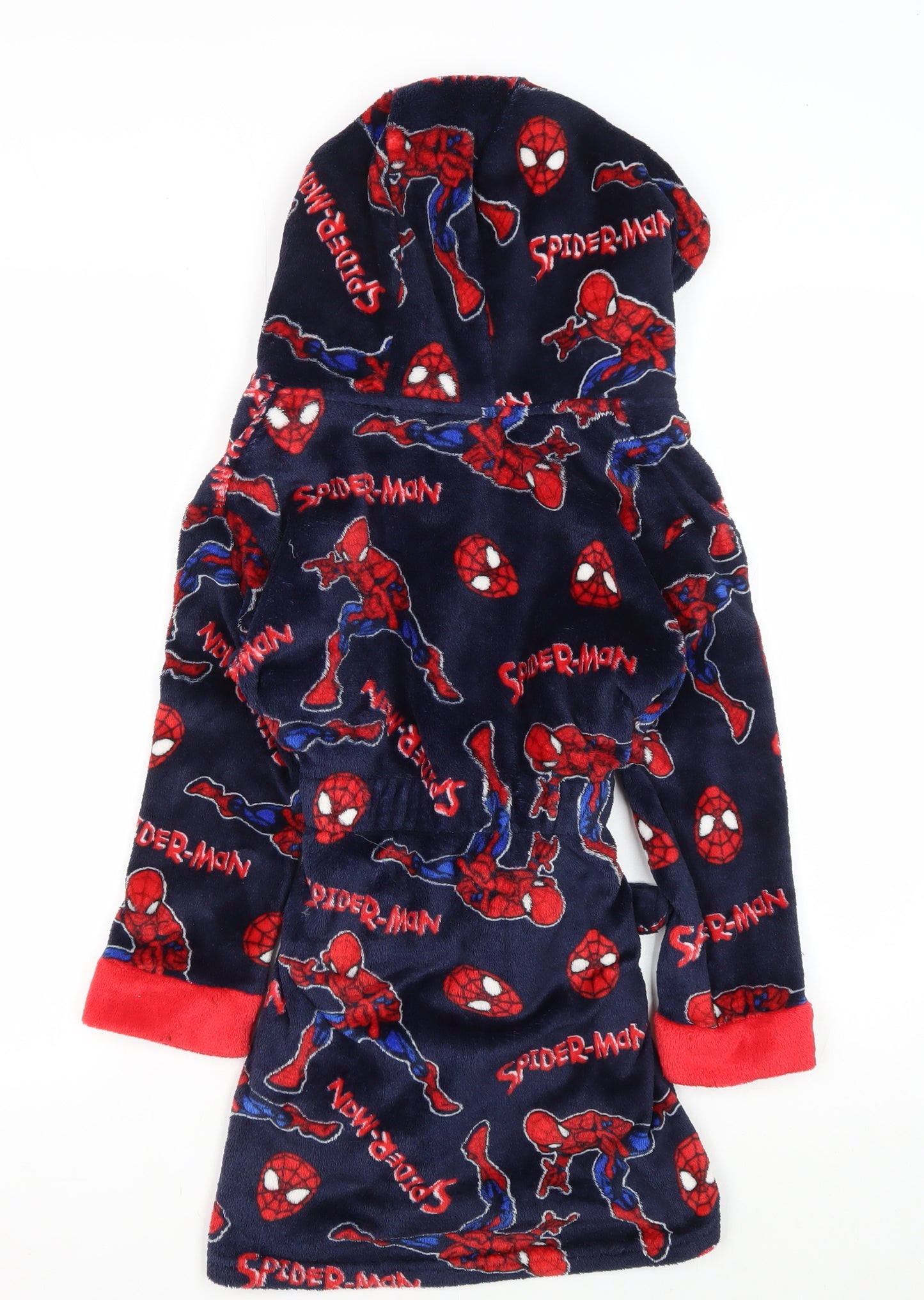 Boys Spider-Man Fleece Robe, 5-6 Years, Multicoloured