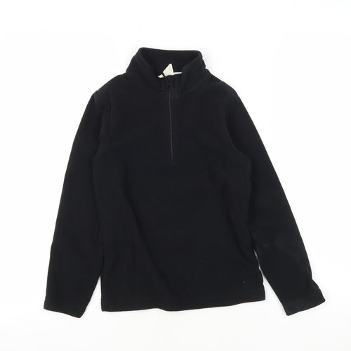 Mountain Warehouse Girls Black Fleece Pullover, 8 Years