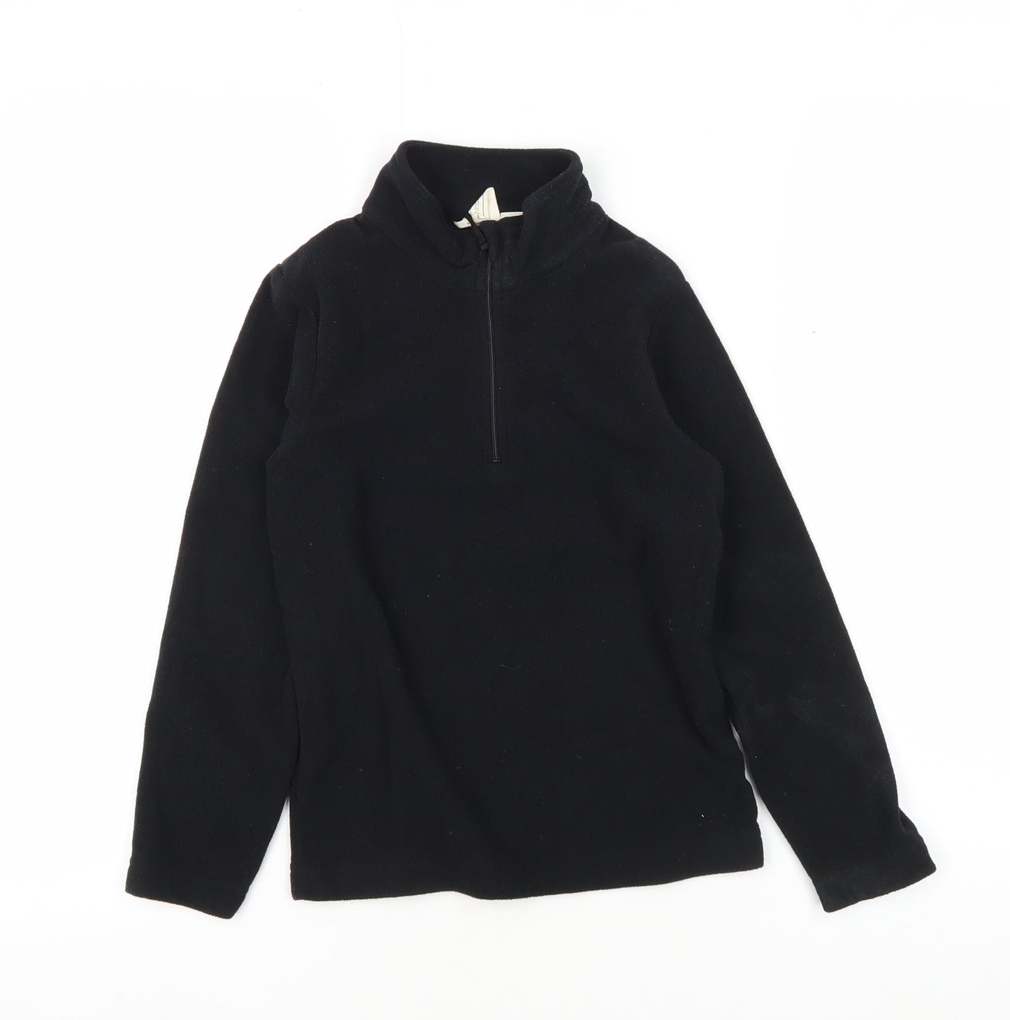 Mountain Warehouse Girls Black Fleece Pullover, 8 Years