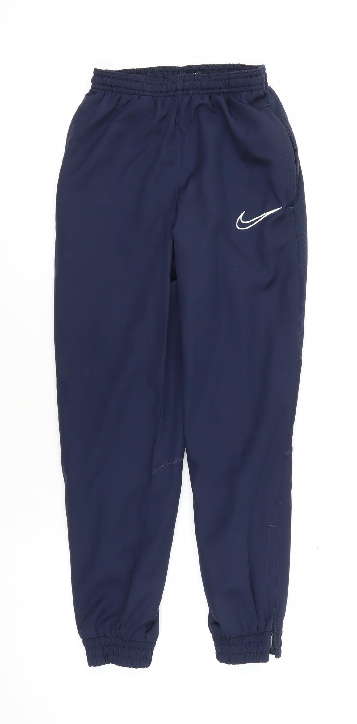 Nike Boys Blue Track Pants S Size Dri-FIT