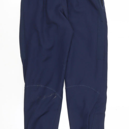 Nike Boys Blue Track Pants S Size Dri-FIT