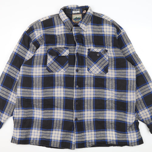 Northern Lakes Men's Blue Check Quilted Jacket 2XL
