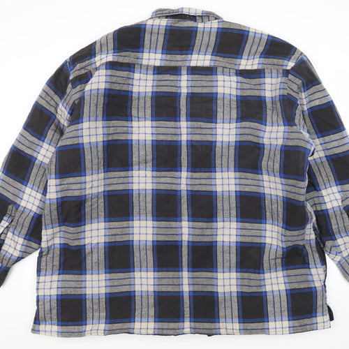 Northern Lakes Men's Blue Check Quilted Jacket 2XL
