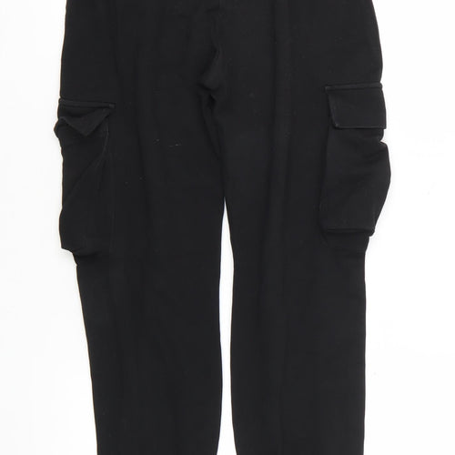 Zara Women's Black Joggers, Size S, Regular Fit