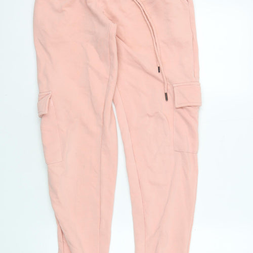 Aero Women's Pink Jogger Trousers Size M