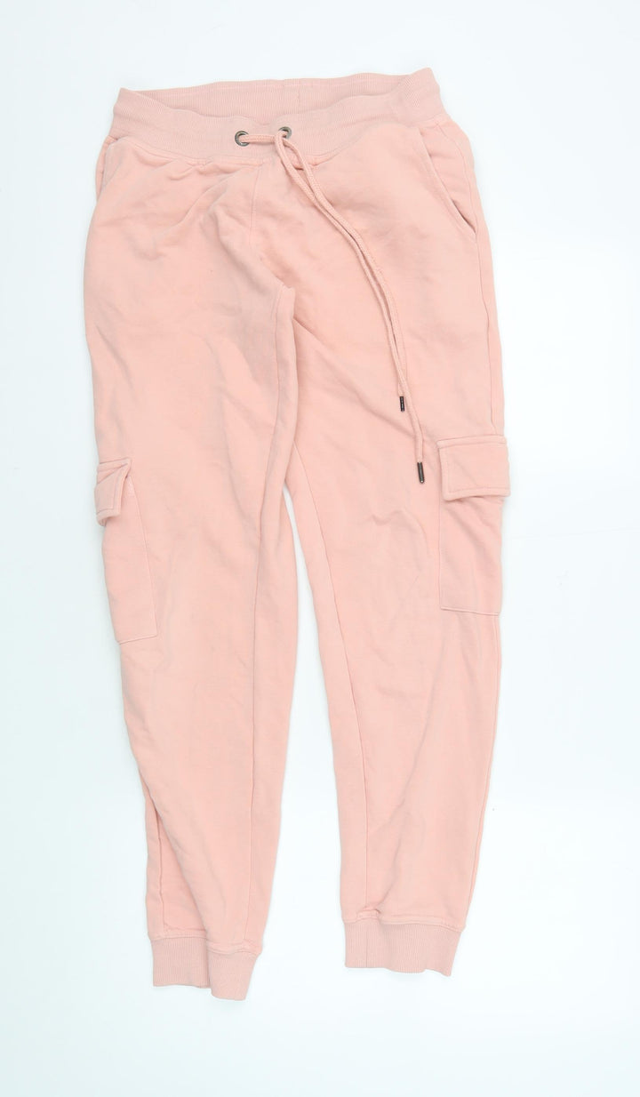 Aero Women's Pink Jogger Trousers Size M