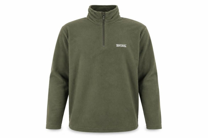 Regatta Men's Green Fleece Sweatshirt S - Outdoor 1/4 Zip