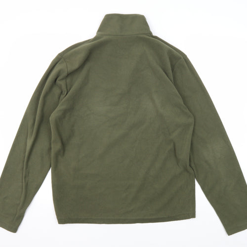 Regatta Men's Green Fleece Sweatshirt S - Outdoor 1/4 Zip