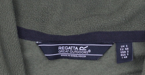Regatta Men's Green Fleece Sweatshirt S - Outdoor 1/4 Zip