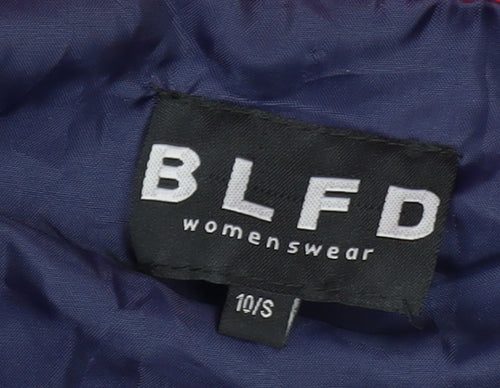 BLFD Women's Red Blue Colourblock Hooded Jacket