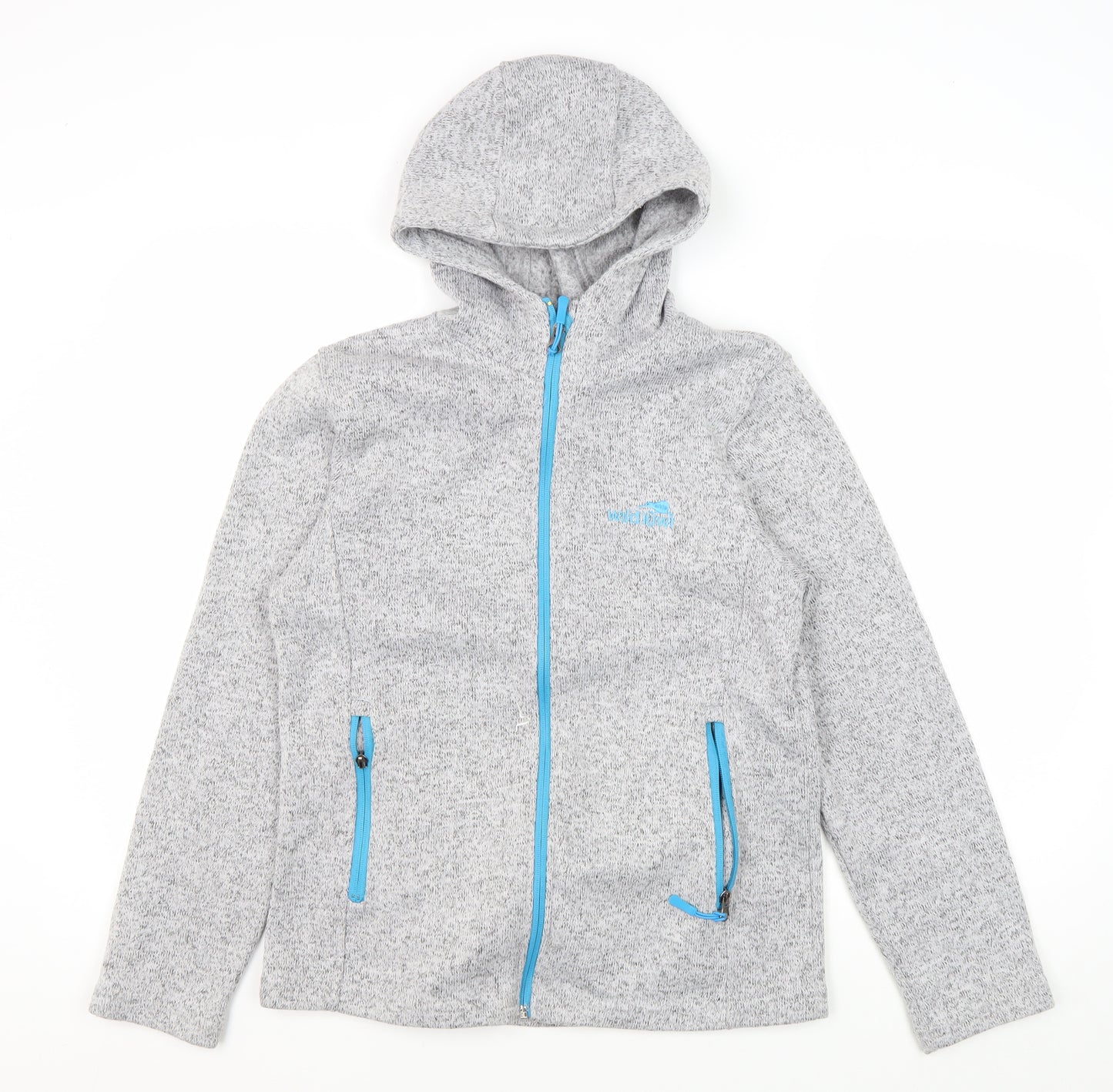 Wild Kiwi Grey Women's Basic Jacket, M, Hooded, Outdoor