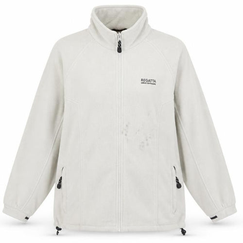 Regatta Beige Mid-Length Fleece Jacket S Unisex