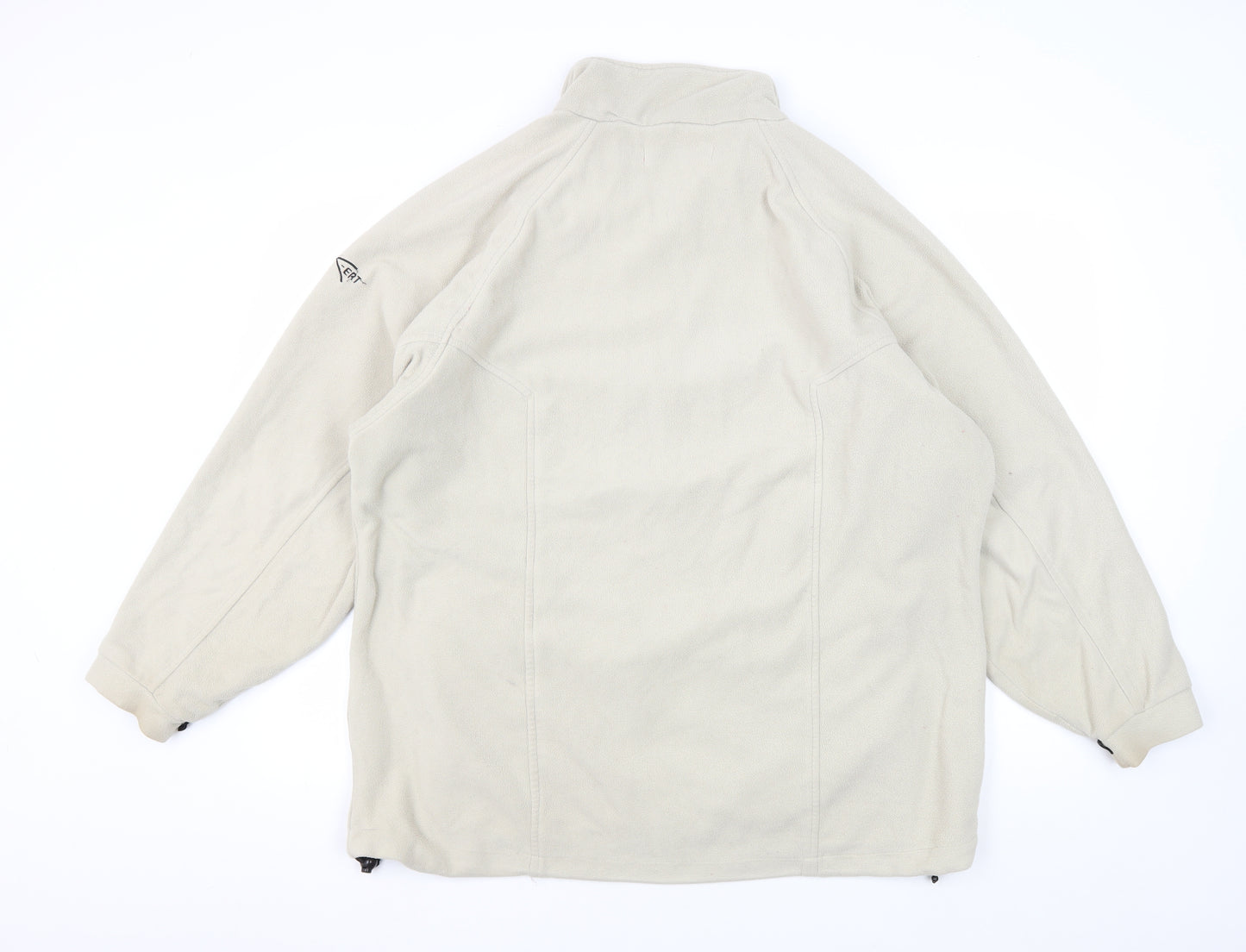 Regatta Beige Mid-Length Fleece Jacket S Unisex