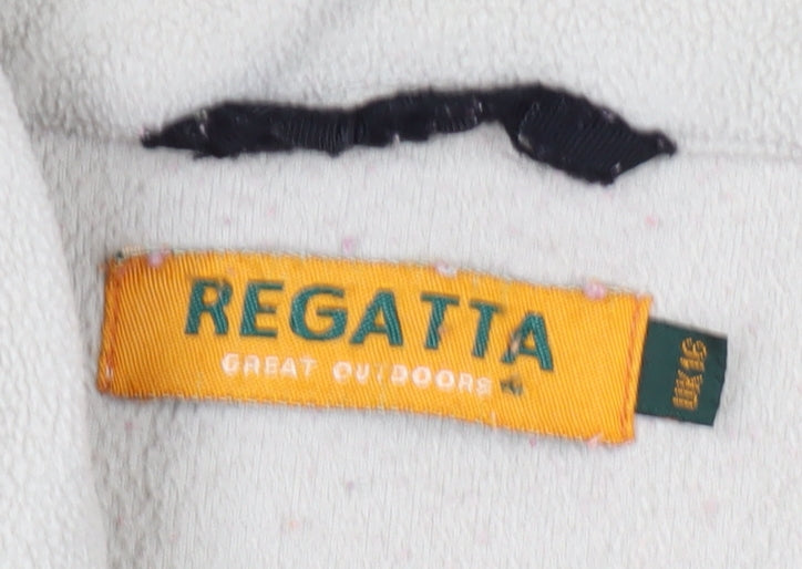 Regatta Beige Mid-Length Fleece Jacket S Unisex