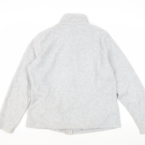 Marks & Spencer Women's Grey Full Zip Jacket Size 16