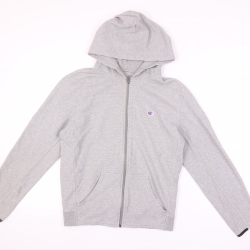 Champion Unisex Grey S Full Zip Hoodie