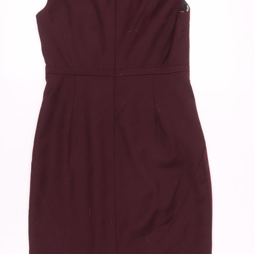 Ted Baker Women's Purple Sheath Dress Size 6