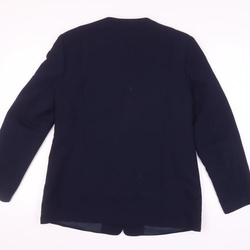 Bon Marchè Women's Blue Suit Jacket Size 16
