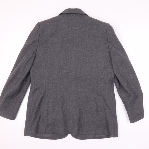 Eastex Grey Wool Blazer Women's Size 14 Classic Fit
