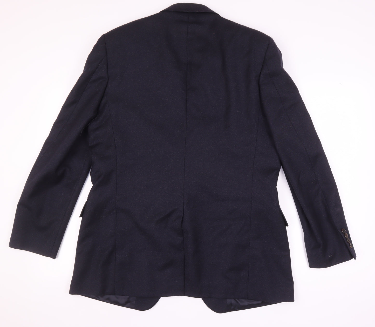 Gieves & Hawkes Men's Blue Wool Blazer Size 46R