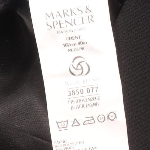 Marks and Spencer Men's Black Tuxedo Blazer 40R