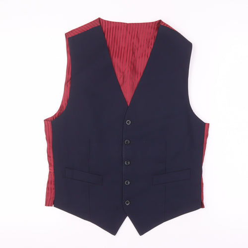 Marks and Spencer Men's Blue Waistcoat 36R