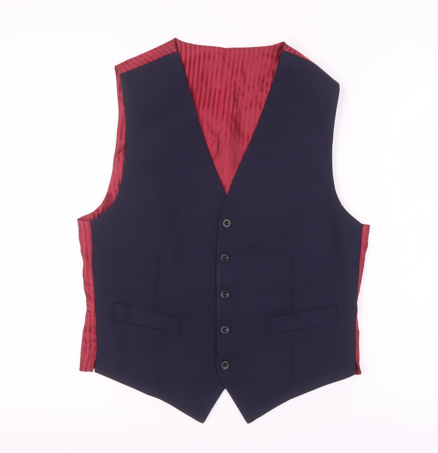 Marks and Spencer Men's Blue Waistcoat 36R