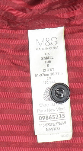 Marks and Spencer Men's Blue Waistcoat 36R