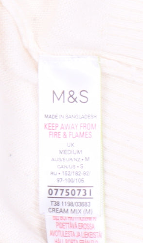 Marks and Spencer Women's Multicoloured Pullover Jumper M