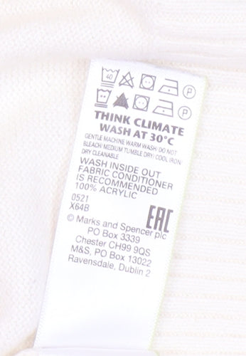 Marks and Spencer Women's Multicoloured Pullover Jumper M