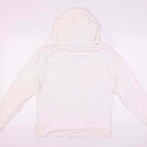 River Island Unisex White Hoodie - Size S