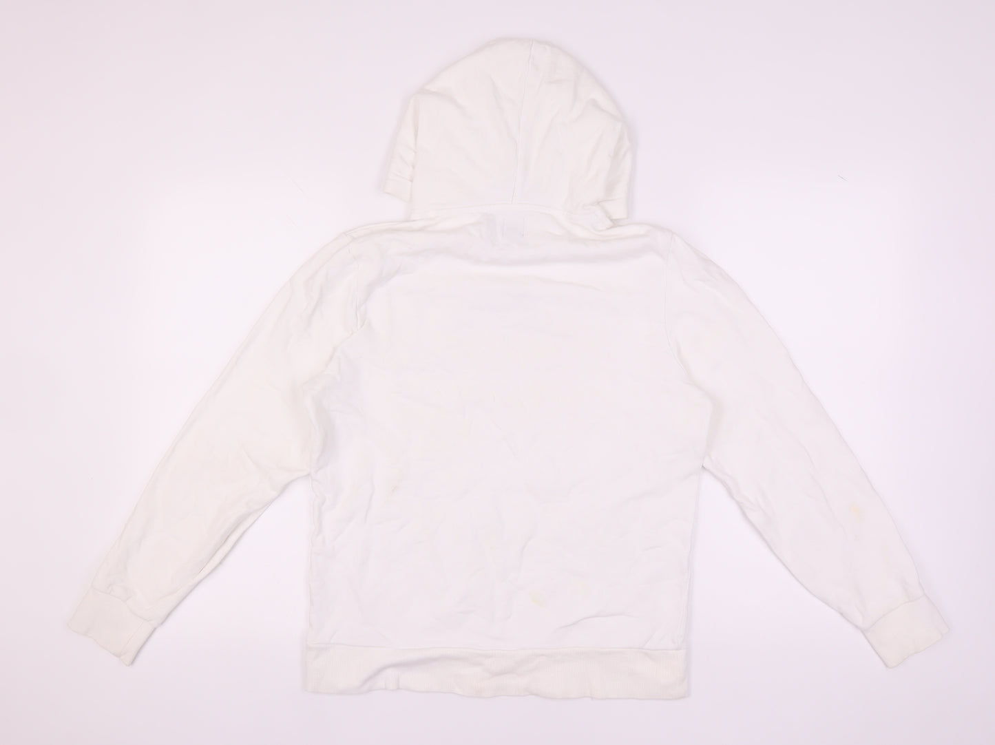 River Island Unisex White Hoodie - Size S