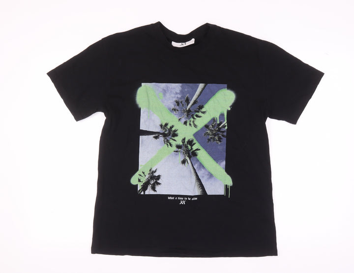 JK Attire Men's Black XS Graphic Print T-Shirt