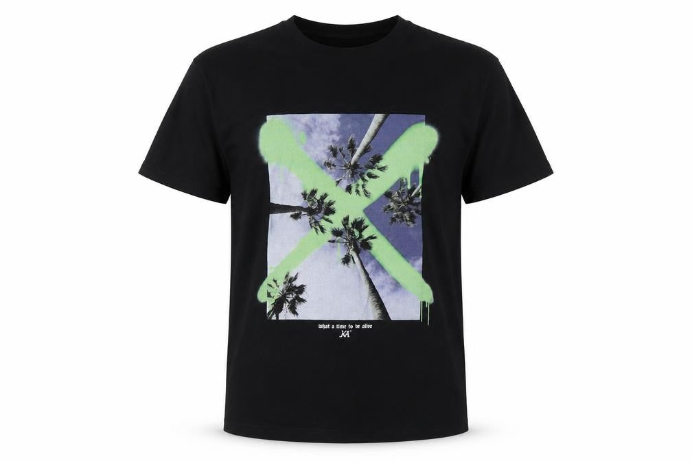 JK Attire Men's Black XS Graphic Print T-Shirt