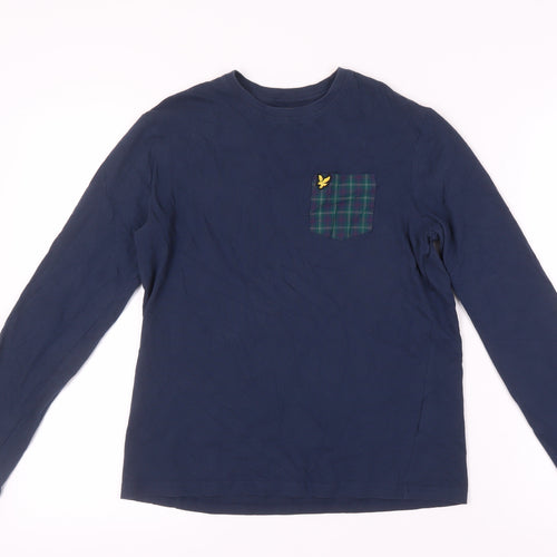 Lyle & Scott Boys Blue Pyjama Top 14-15 Years