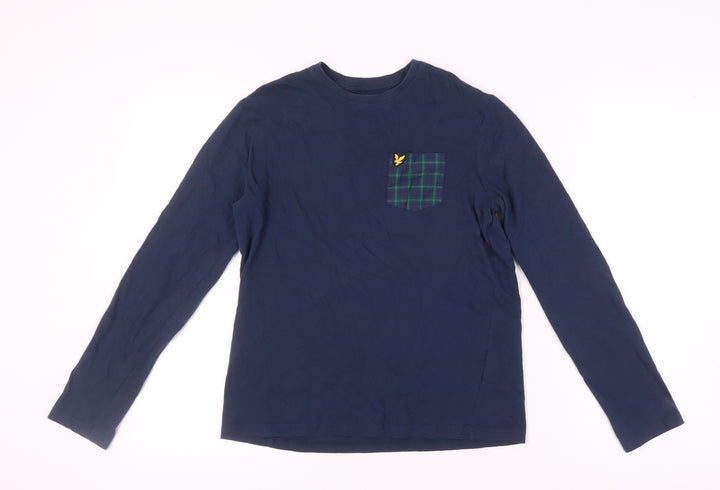 Lyle & Scott Boys Blue Pyjama Top 14-15 Years
