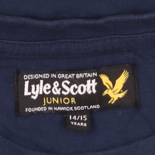 Lyle & Scott Boys Blue Pyjama Top 14-15 Years