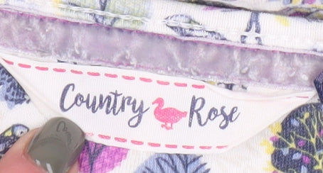 Country Rose Women's Multicoloured Floral Blouse, L