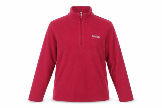 Front view of Regatta Women's Red Pullover Fleece Sweatshirt, size 10