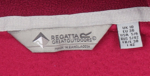 Regatta Women's Red Pullover Fleece Sweatshirt, Size 10