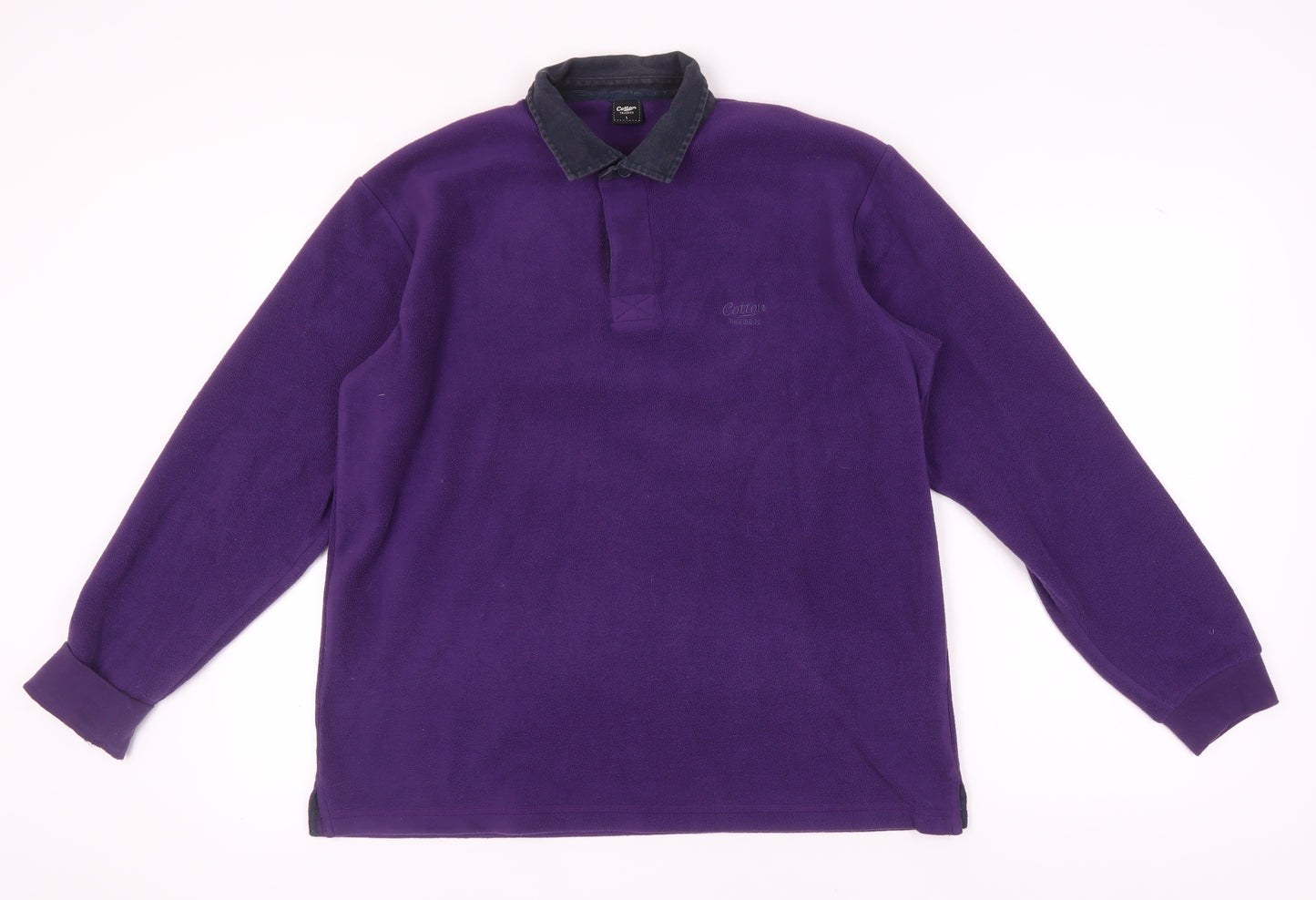Cotton Traders Purple Unisex L Pullover Sweatshirt