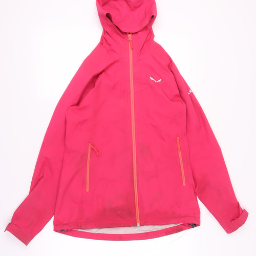 Salewa Women's Pink Windbreaker Jacket Size 12