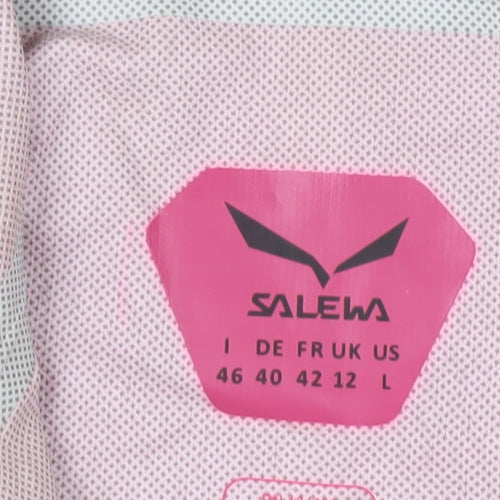 Salewa Women's Pink Windbreaker Jacket Size 12