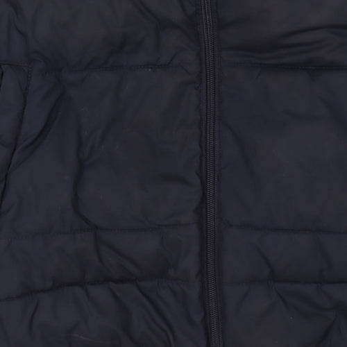 Jack & Jones Men's Blue Puffer Jacket, Size S